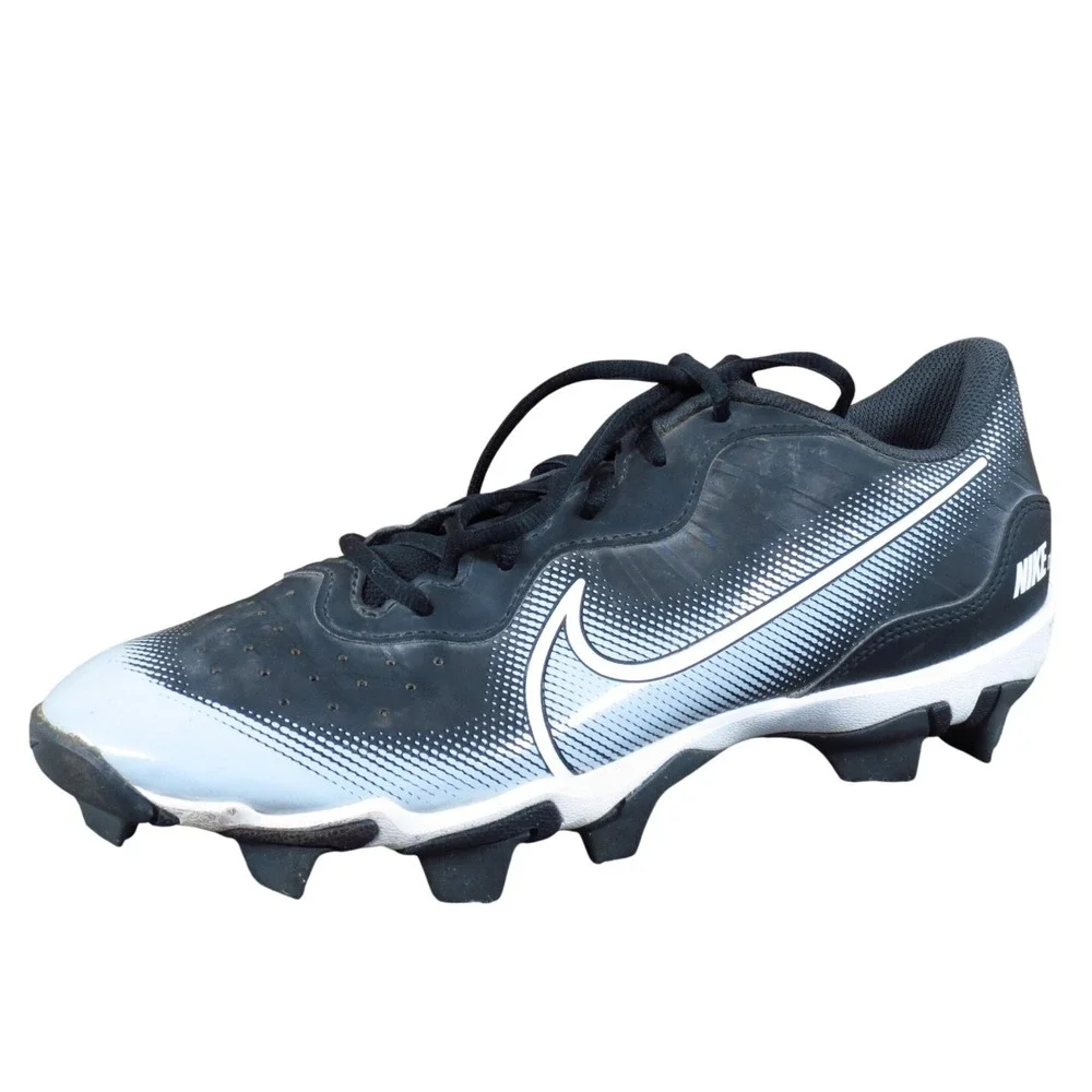 Nike Alpha Huarache 4 Keystone Men Baseball Cleats Size 9.5 Athletic Black White